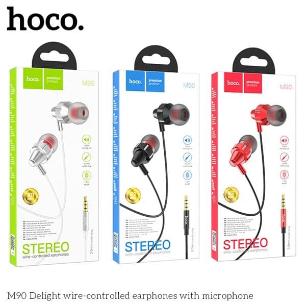 Tai nghe có dây Hoco M90 âm thanh nổi êm tai