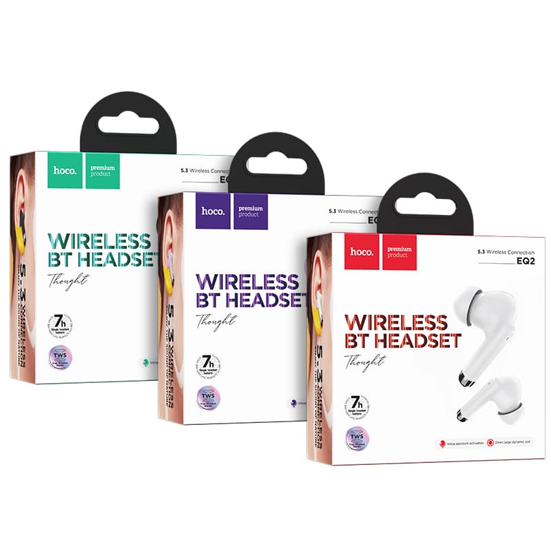 Tai nghe Bluetooth Hoco EQ2 nghe nhạc 7 giờ liên tục