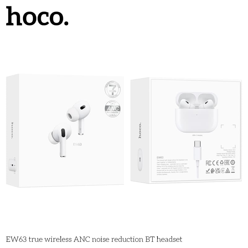 Tai nghe Bluetooth Hoco EW63 ANC chống ồn chủ động