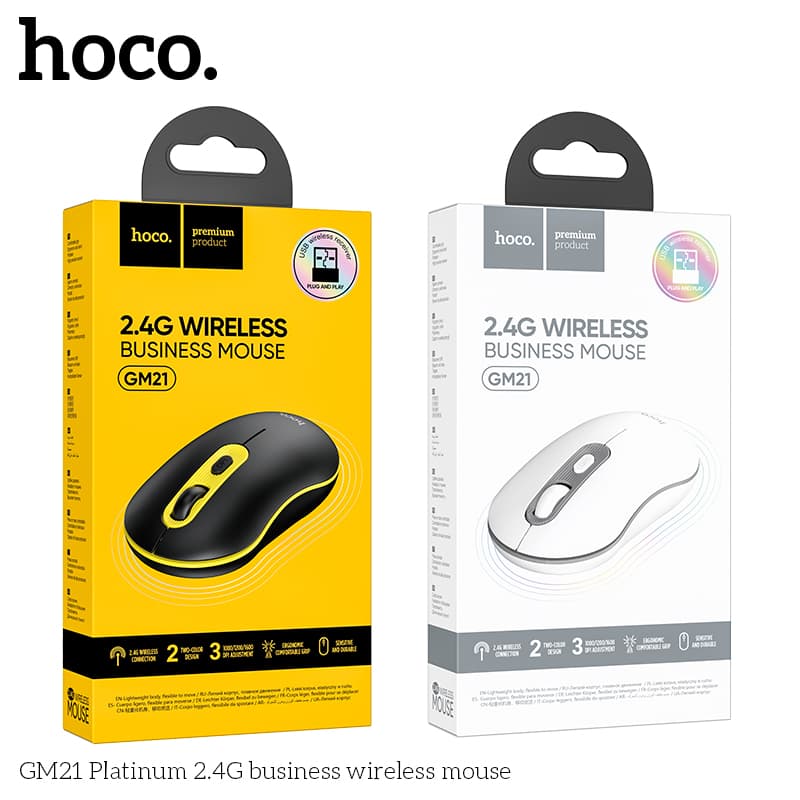 Chuột Bluetooth Hoco GM21 Kết Nối Không Dây 2.4GHz