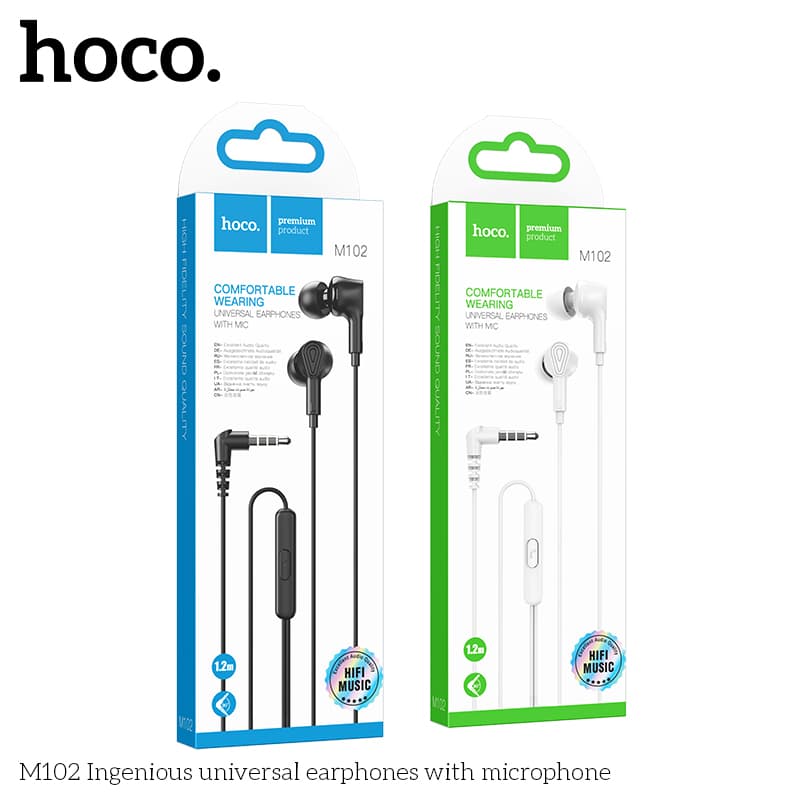 Tai nghe có dây Hoco M102 âm thanh chất lượng cao