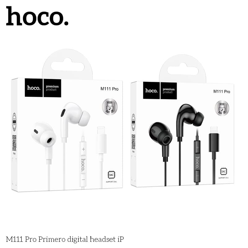 Tai nghe có dây Hoco M111 Pro iP âm thanh sống động