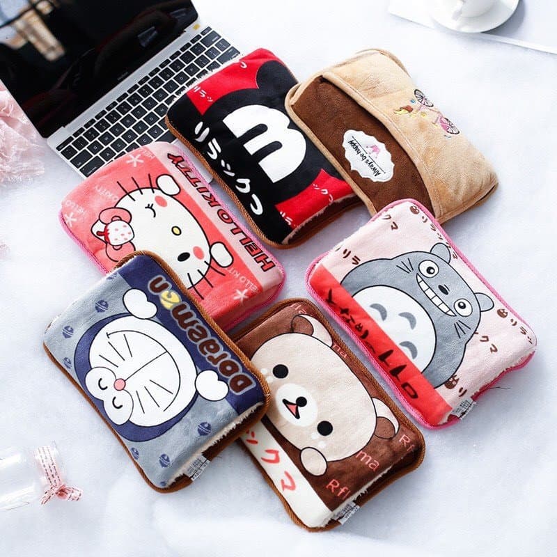 Túi sưởi điện cao cấp nhiều hình dễ thương giữ ấm