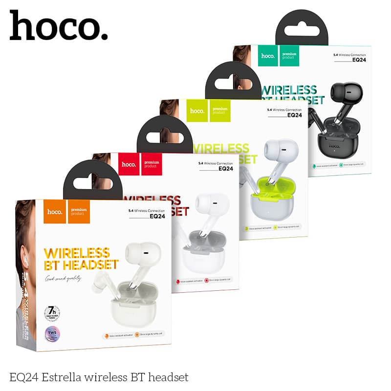Tai nghe Bluetooth Hoco EQ24 True Wireless chống ồn thiết kế nhỏ gọn