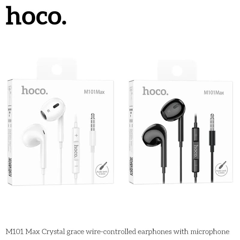 Tai Nghe Có Dây 3.5mm Hoco M101 Max Crystal grace wire-controlled