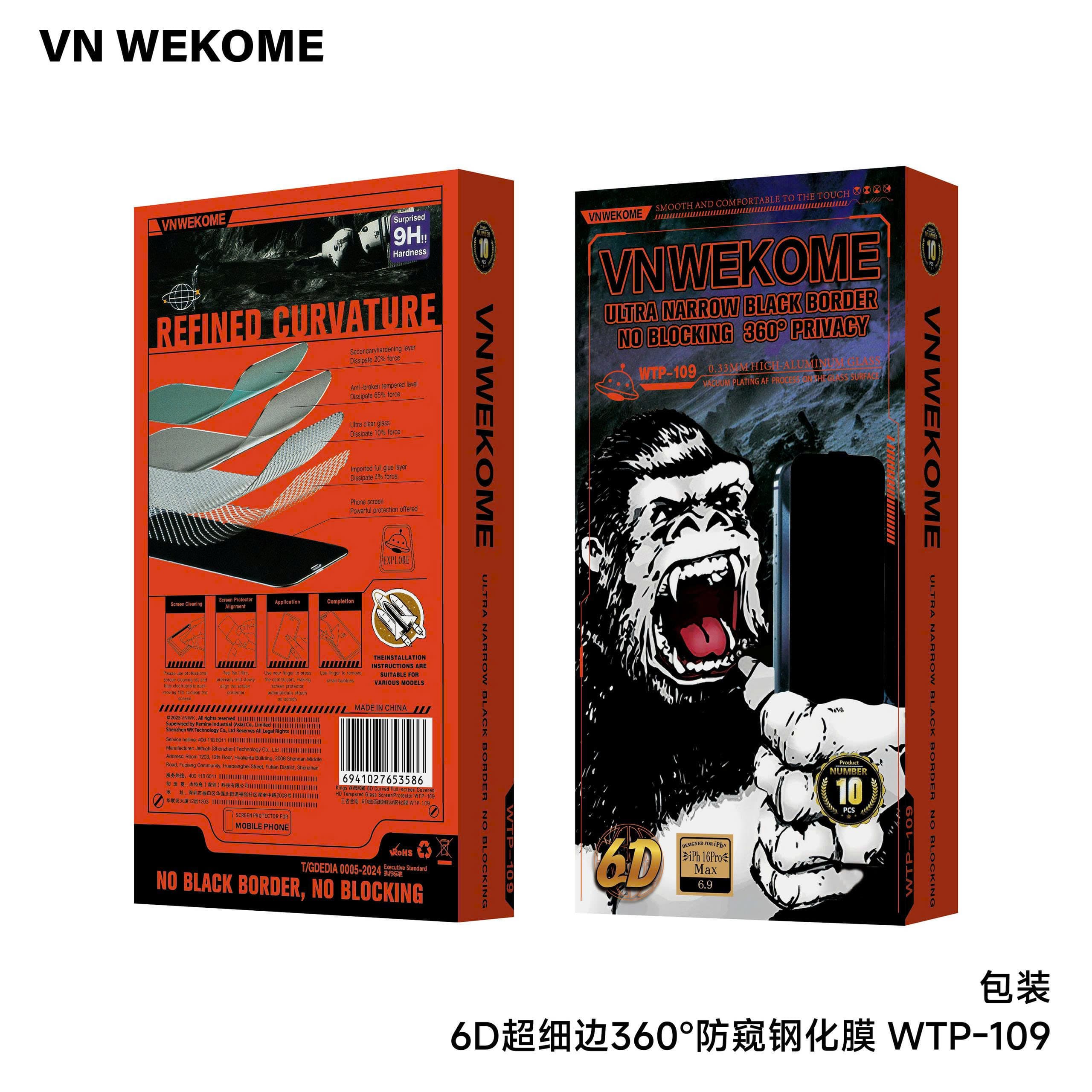 Cường Lực VN Wekome CNT 360* WTP-109 Xsmax