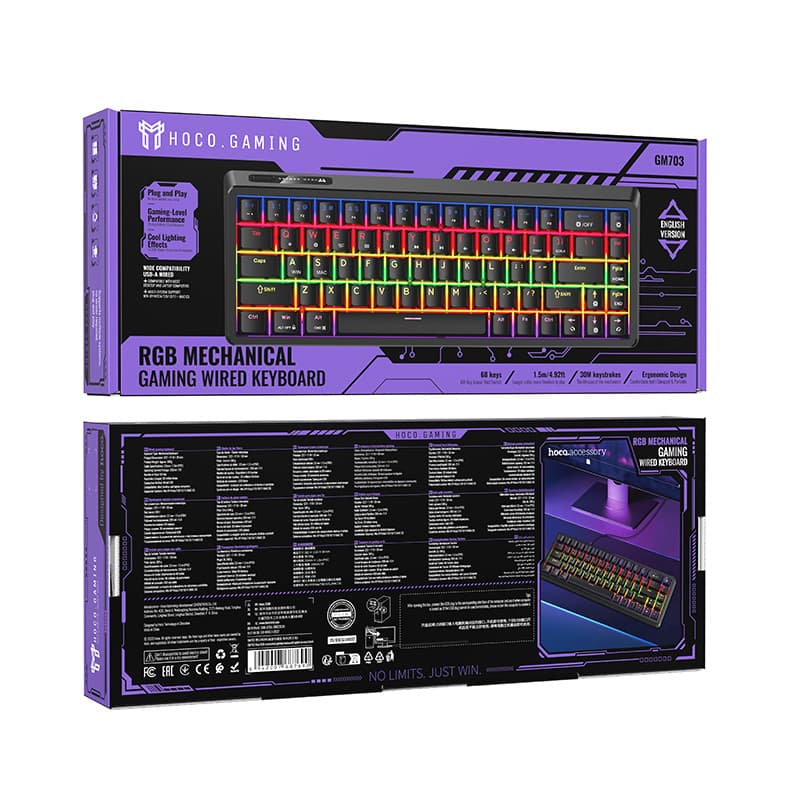 Bán Phím Máy Tính Hoco GM703 Rico RGB