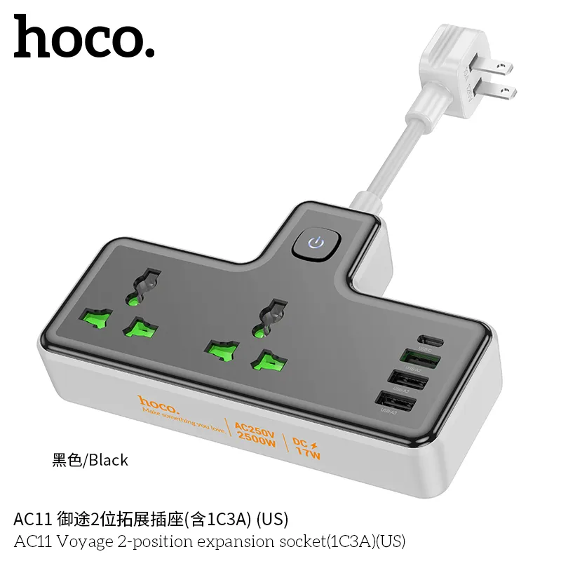 Trải nghiệm sử dụng ổ cắm thông minh Hoco AC11 tiện lợi, dễ dàng kết nối thiết bị