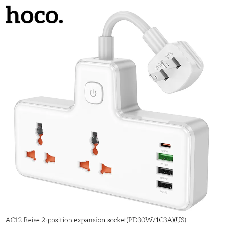 Tính năng PD 30W, 2 cổng USB-A và Type-C đa năng