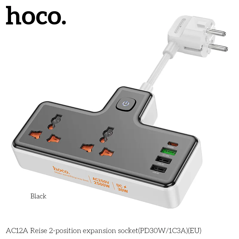 Công năng 2 cổng PD30W cùng 3 cổng USB hỗ trợ sạc nhanh