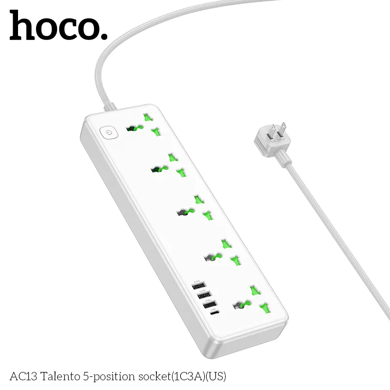 Công năng đa cổng tích hợp ổ điện AC và USB Type-C/USB-A