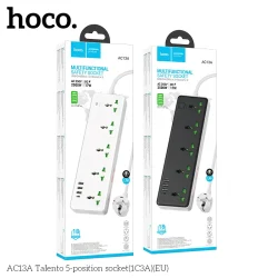 Ổ Cắm Thông Minh Hoco AC13A Talento 5 cổng (1C3A) (EU)