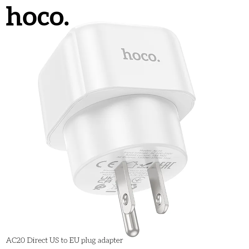 Đóng gói Ổ Cắm Thông Minh Hoco AC20 chắc chắn, đảm bảo khi vận chuyển