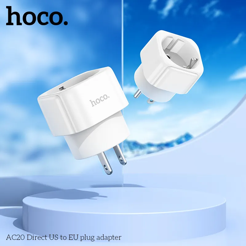 Ổ cắm thông minh Hoco AC20C thiết kế nhỏ gọn tiện lợi