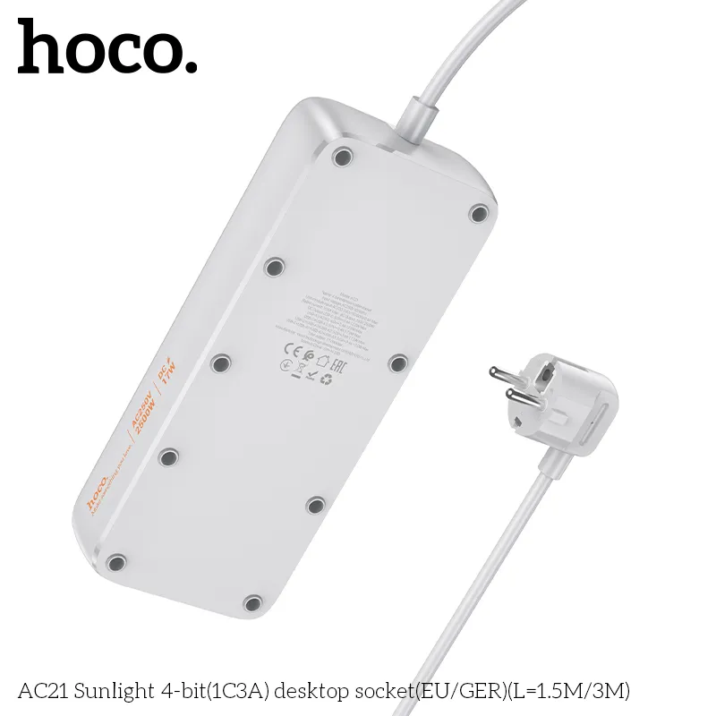 Thiết kế hiện đại, nhỏ gọn với 4 cổng tiện lợi