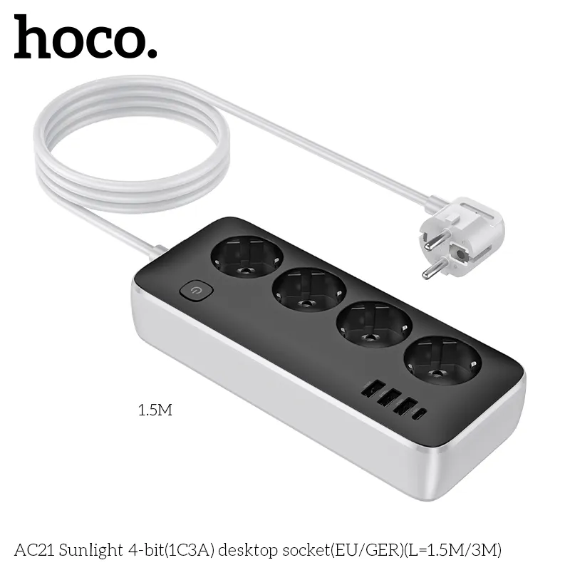 Công năng đa dạng hỗ trợ USB-C và USB-A cùng công suất 2500W