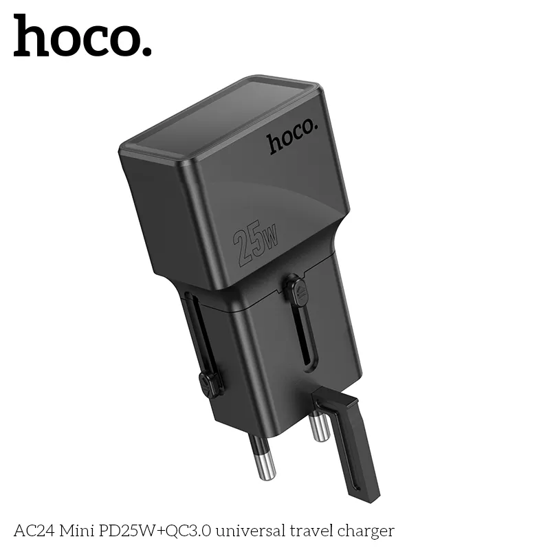 Thương hiệu Hoco uy tín với sản phẩm AC24 Mini chất lượng cao, bảo hành 12 tháng