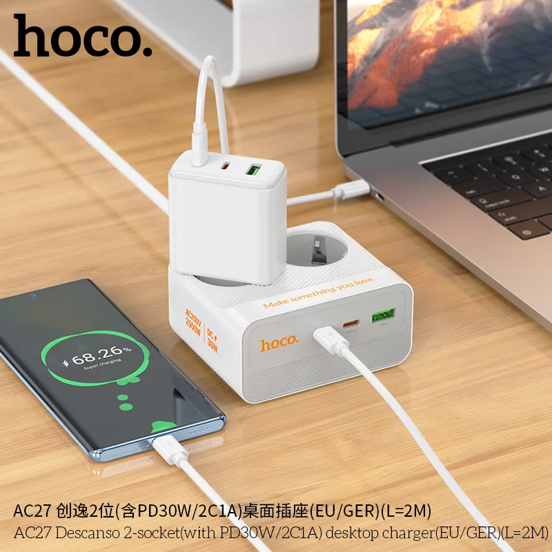Thiết kế nhỏ gọn bằng chất liệu PC+ABS chống cháy bền bỉ