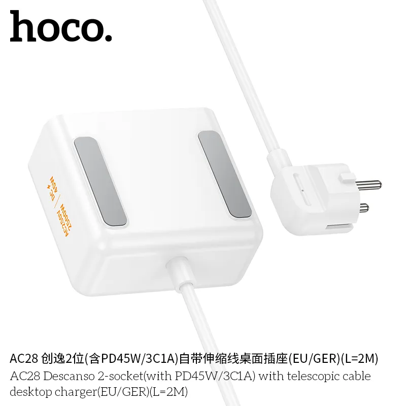 Trải nghiệm kết nối ổn định an toàn với dây rút dài 2m