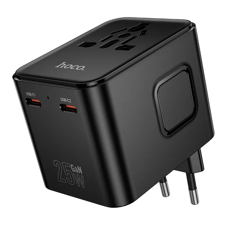 Ổ Cắm Thông Minh Hoco AC31 tích hợp 3 cổng sạc nhanh PD25W (2C1A)