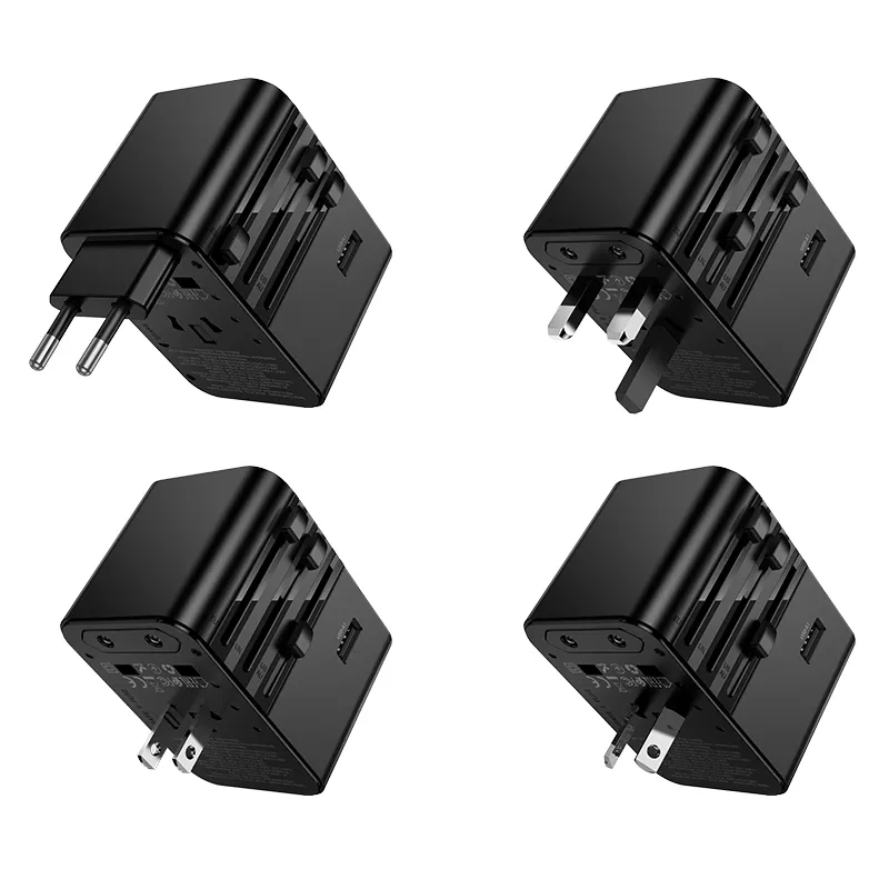 Thiết kế gọn nhẹ màu trắng sang trọng ổ cắm Hoco AC32
