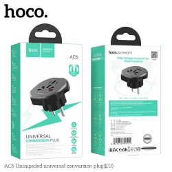 Ổ Cắm Thông Minh Hoco AC6 Unimpeded universal conversion plug (EU)