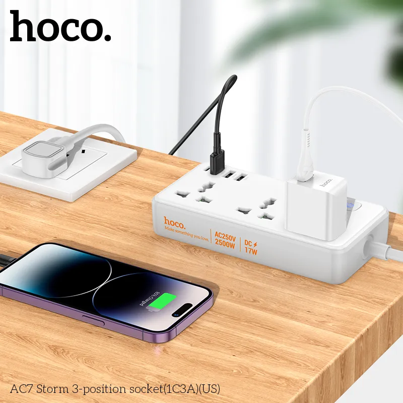 Tính năng chi tiết: AC 10A/250V, USB 5V/3.4A tối ưu điện năng
