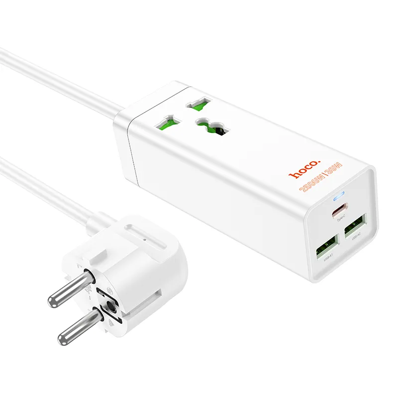 Thiết kế nhỏ gọn, màu trắng sang trọng của Hoco AC9 Talent PD30W