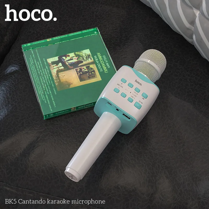 Thương hiệu Hoco uy tín với sản phẩm Micro karaoke BK5 Cantando chính hãng