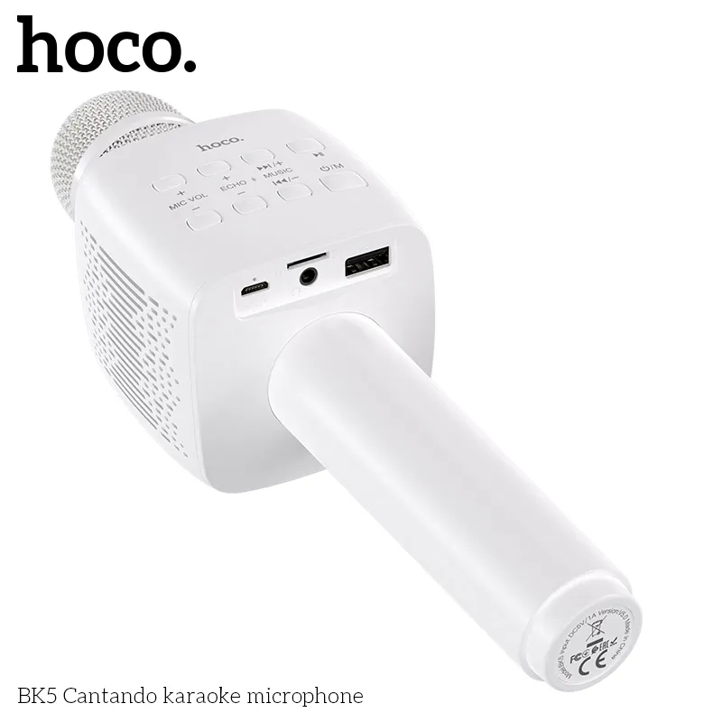 Micro karaoke Hoco BK5 Cantando đóng gói chuẩn, đầy đủ phụ kiện kèm theo