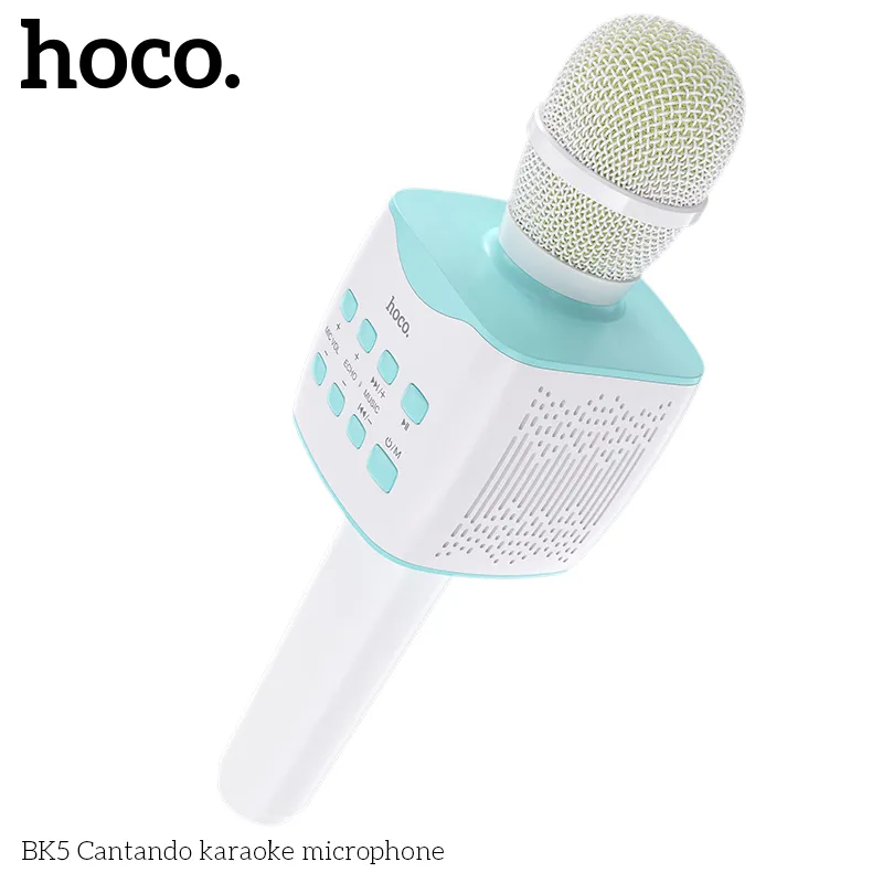 Micro karaoke Hoco BK5 Cantando kích thước nhỏ nhắn, trọng lượng 412g dễ mang theo