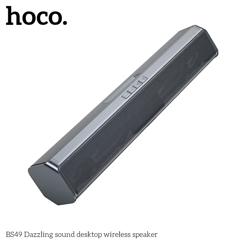 Loa Bluetooth Hoco BS49 với công suất 10W, đa chức năng kết nối Bluetooth 5.1, FM, AUX tiện lợi