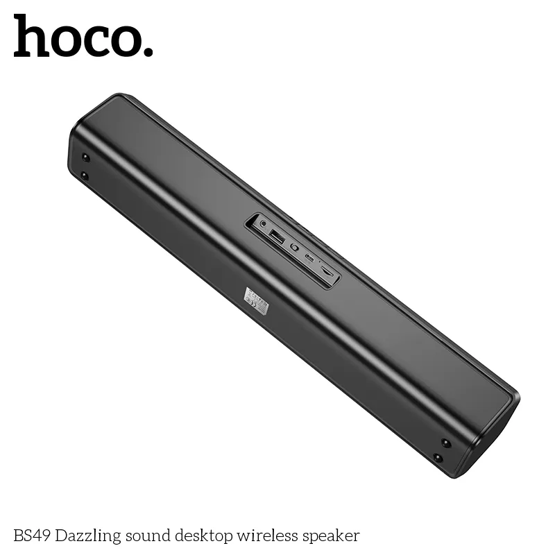 Trải nghiệm âm thanh sống động với âm bass mạnh mẽ từ loa Hoco BS49 Dazzling Sound Desktop