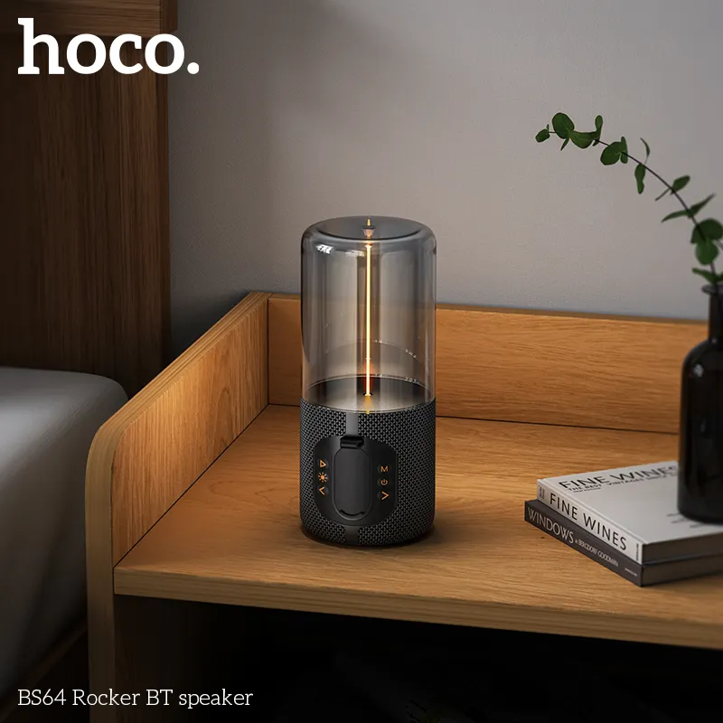 Loa Bluetooth Hoco BS64 Rocker thiết kế hiện đại âm thanh sống động