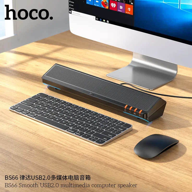 Loa Bluetooth Hoco BS66 Smooth với thiết kế nhỏ gọn, màu sắc tinh tế