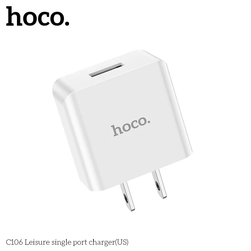 Trải nghiệm sử dụng Củ Sạc Hoco C106 Leisure (US) mượt mà, hiệu quả cao