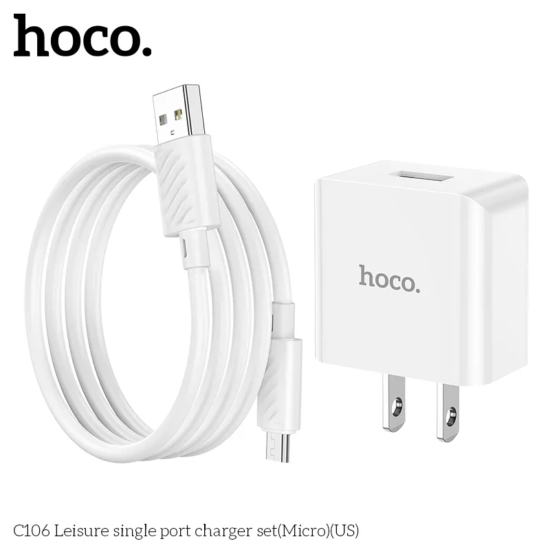 Đóng gói sản phẩm gồm bộ sạc và dây micro tiện lợi, dễ dàng mang theo