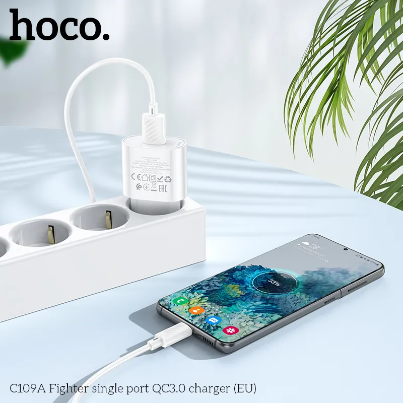 Công năng sạc nhanh 18W hỗ trợ QC3.0, FCP, AFC ổn định và an toàn