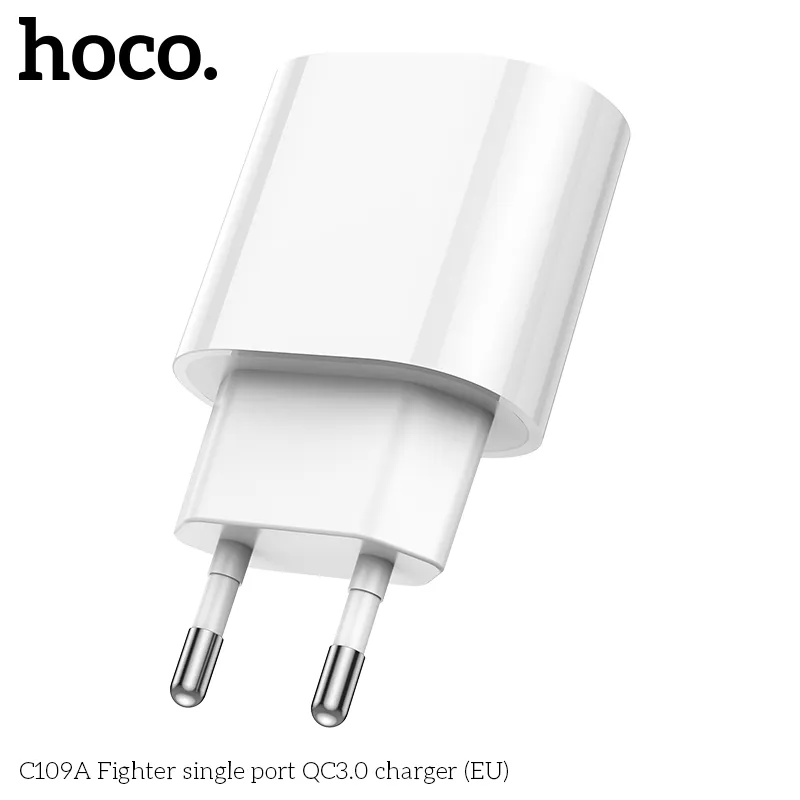 Trải nghiệm sử dụng tiện lợi, tiết kiệm thời gian với củ sạc nhanh Hoco C109A