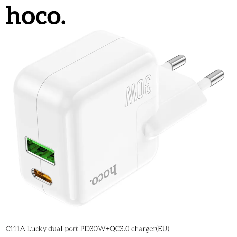 Công năng sạc nhanh Power Delivery 30W và Quick Charge 3.0 tiện lợi