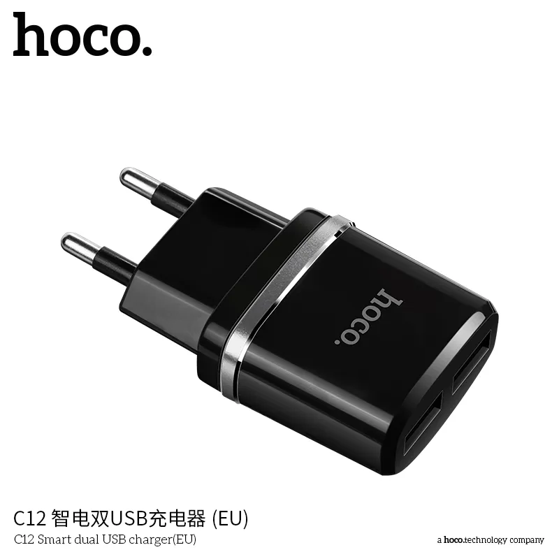 Đóng gói củ sạc Hoco C12 Smart bao bì chắc chắn, dễ dàng vận chuyển và bảo quản