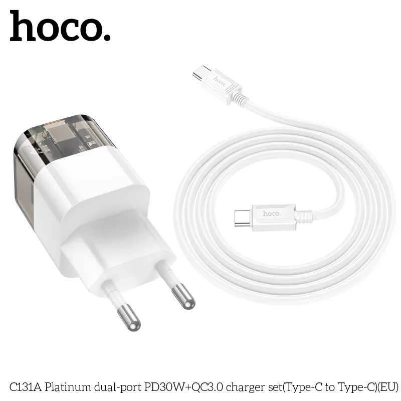 Tính năng PD và QC tích hợp, hai cổng Type-C và USB-A linh hoạt