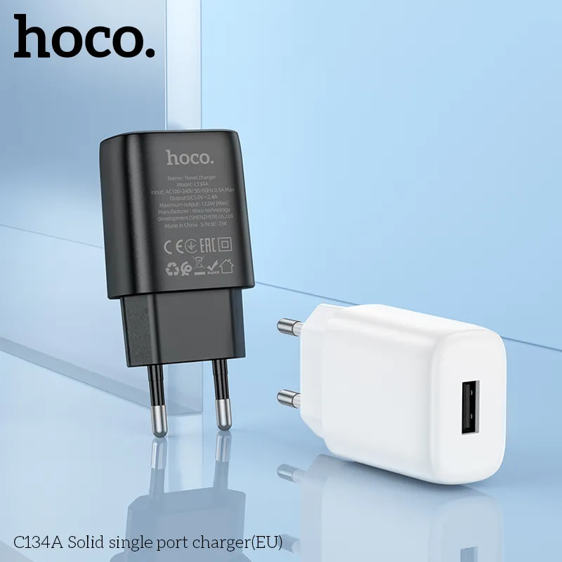 Trải nghiệm sạc tiết kiệm thời gian cùng Hoco C134A Solid (EU)