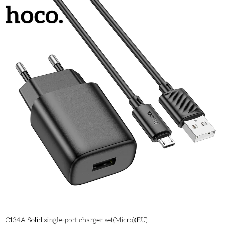 Bộ Sạc Hoco C134A công năng sạc nhanh 5V/2.4A hiệu quả
