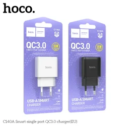 Củ Sạc QC3.0 Hoco C140A Smart (EU)