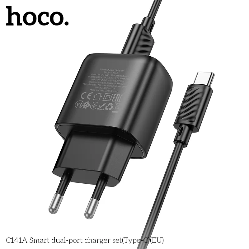 Tính năng đầu ra USB-A 5V/2.1A mỗi cổng, cáp dài 1m tích hợp
