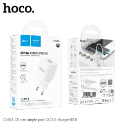 Củ Sạc QC3.0 Hoco C145A Charm (EU)