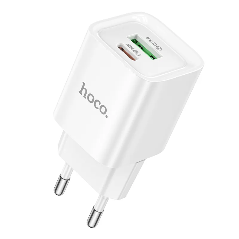 Củ sạc PD20W+QC3.0 Hoco C147A Charm (EU) thiết kế nhỏ gọn bền bỉ