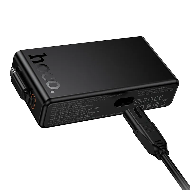 Trải nghiệm sử dụng ổn định và nhanh chóng với củ sạc PD50W Hoco C151A