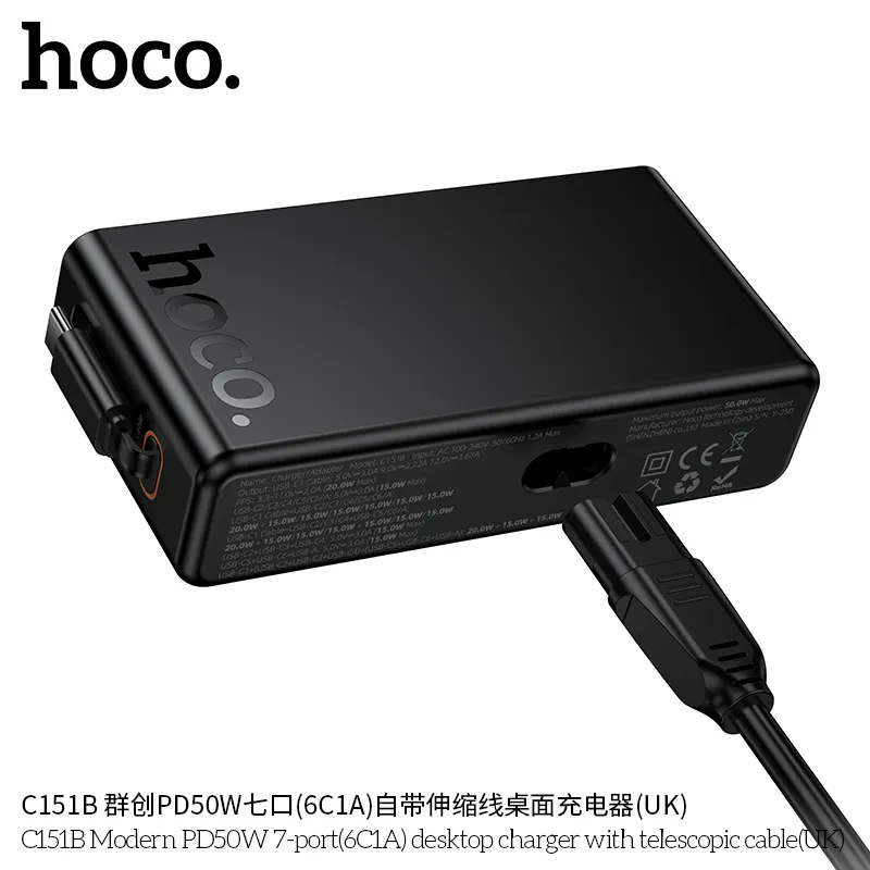 Thương hiệu Hoco uy tín, bảo hành 12 tháng, phân phối chính hãng